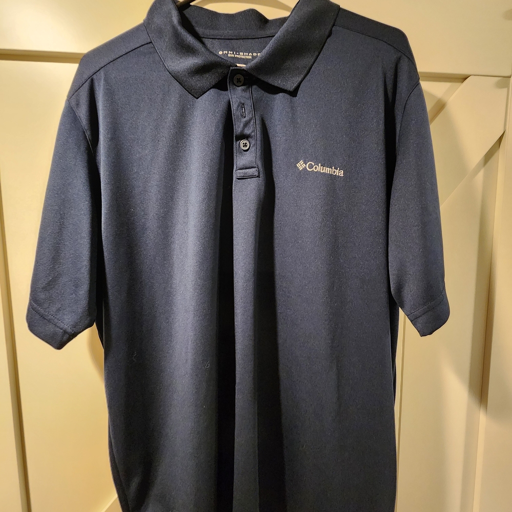 Columbia Dark Blue Men's Polo Shirt